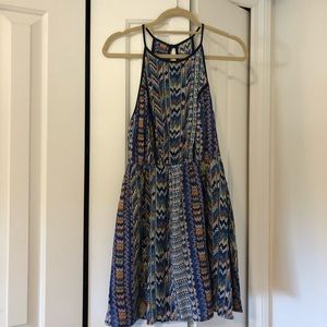 Blue sundress with open back! Minimally worn.